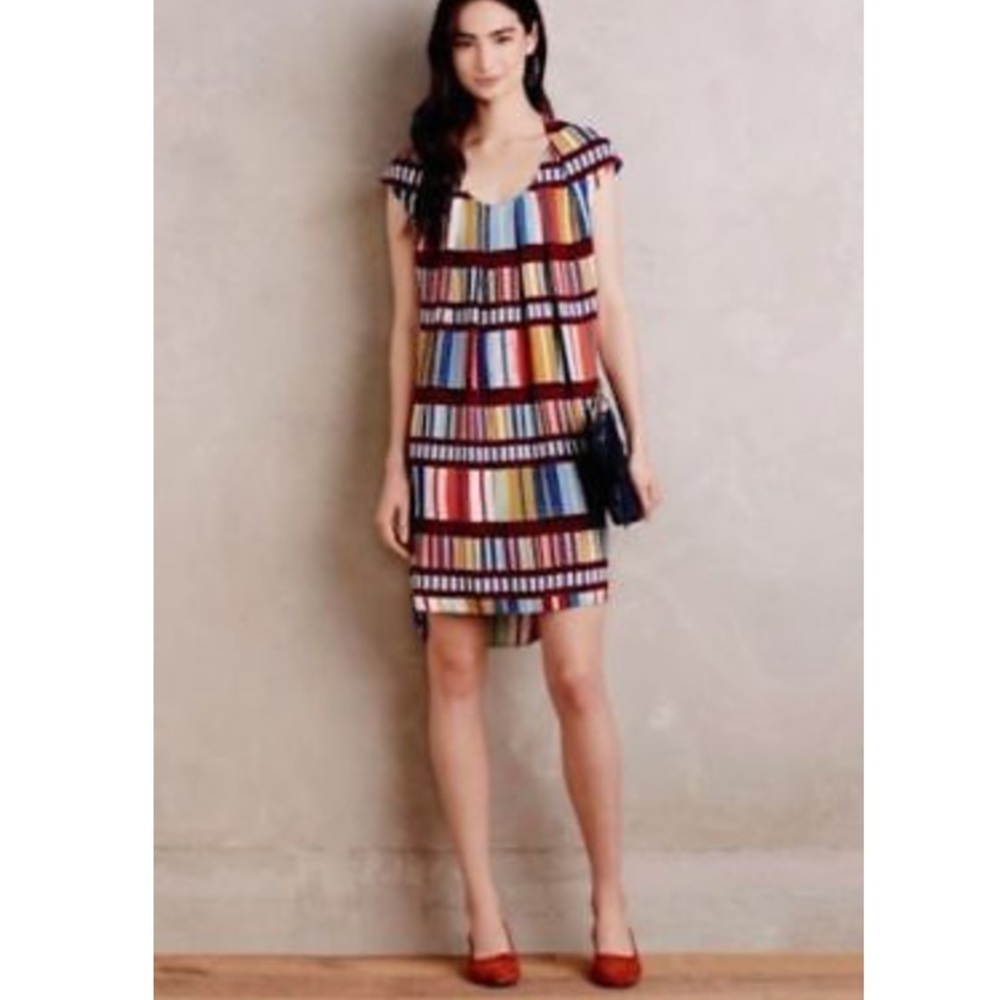 Anthropologie Maeve au revoir shift dress